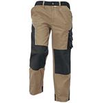 ASSENT - Kalhoty pracovní  do pasu ERDING (vel.52) montérkové, písková