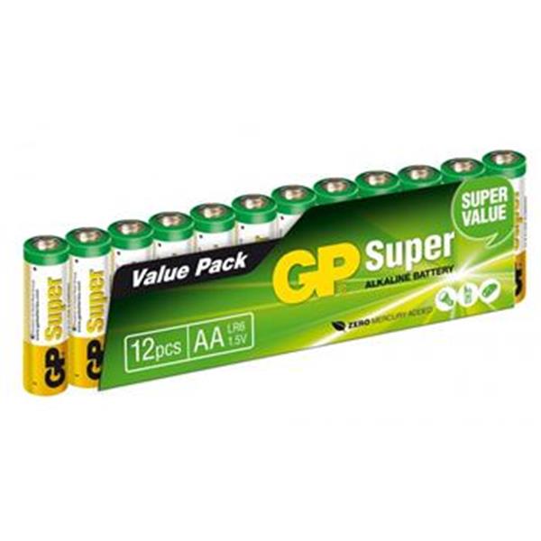Baterie (akumulátor) GP Super Alkaline LR6 1,5V (AA, tužka) cena za 10ks