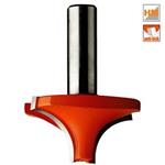 CMT Orange Tools C92705011 - Zaoblovací fréza vydutá na dřevo pr. 21x12mm HM R=5, stopka 8 mm
