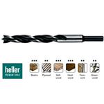 Heller 11913 9 - Vrták do dřeva pr. 6 x 52/90 mm, spirálový se středícím hrotem 0333 CV