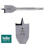 Heller 23380 4 - Vrták do dřeva pr. 24 x 400 mm, plochý se středícím a navrtávacím hrotem 0330 QUICKBIT