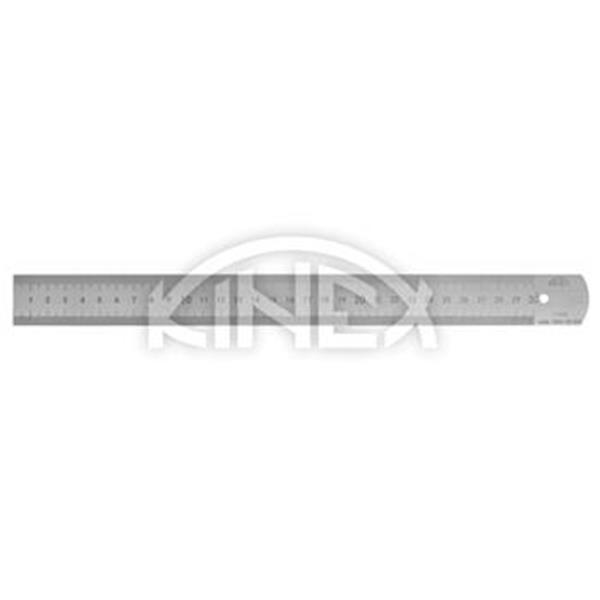 Kinex 1023-25-030 - Měřítko ploché 300 mm profil 30 x 1 mm ocelové, dělení 0,5 mm, tř.přesnosti 1, EC, ČSN 251125