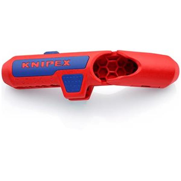 Knipex 16 95 01 SB - Nůž odizolovací pro kabely kruhového průřezu pr. 8,0-13,0 mm, plastové pouzdro, ErgoStrip