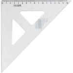 Koh-I-Noor 074415000000 - Trojúhelník plastový 45°, přepona 177mm transparentní, průhledný