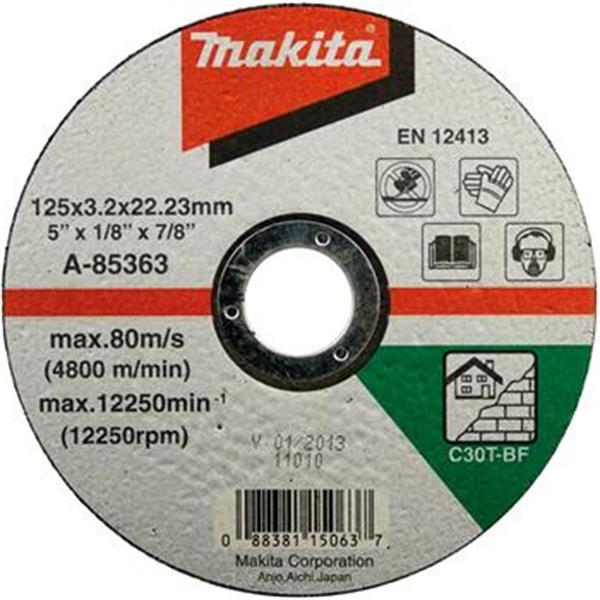 Makita A-85363 - řezný kotouč 125x3x22 kámen