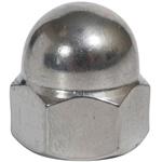 Matice M20 šestihranná klobouková DIN 1587, ocel tř. 6, povrch zinek bílý, (100ks)