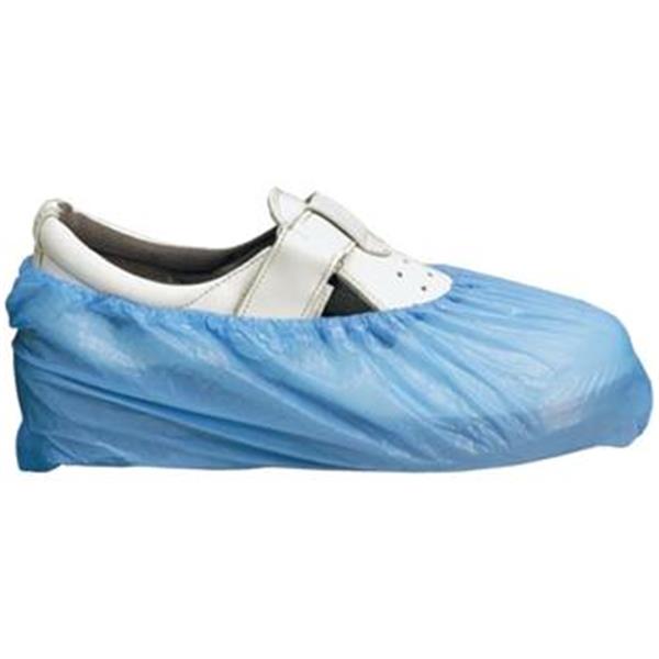 Návlek na obuv jednorázový, chlor. polyethylen, síla 0,04 mm, modrý, (vel.15x41