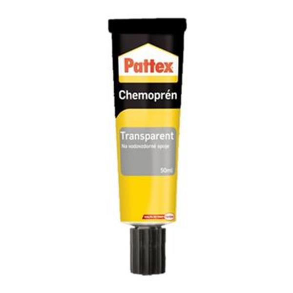 PATTEX 34102 - Lepidlo Chemoprén TRANSPARENT na vodovzdorné spoje (tuba 50ml)