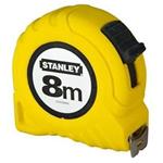 Stanley 1-30-457 - Metr svinovací  8m, žlutá ocelová páska 25mm, tř. př. II, plastový obal