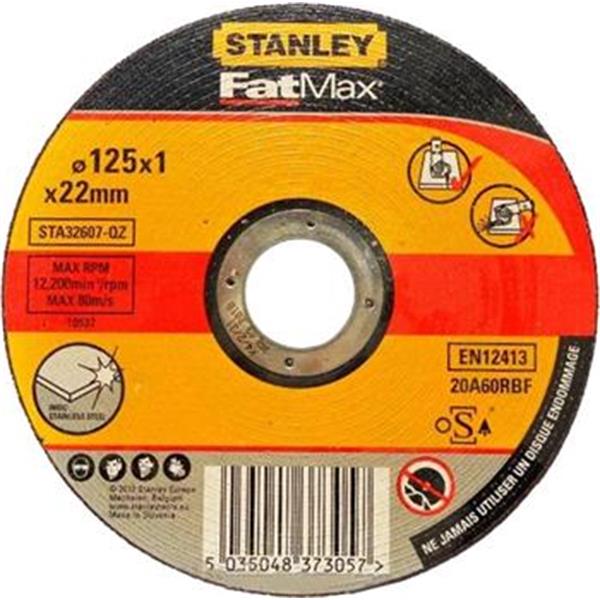 Stanley STA32637-QZ - Kotouč řezný pr. 125 mm tloušťka 1,0 mm na kov