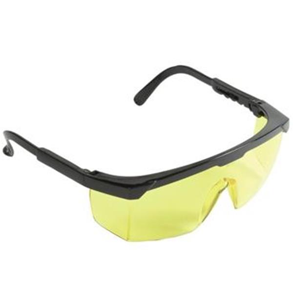 TERREY Brýle ochranné žluté, nastavitelné nožky, zorník proti oděru, třídy F