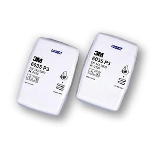3M 6035 - Filtr náhradní P3 pro polomasky řady 6000 a 7500 (bal. 2 kusy)