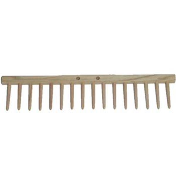 5200 - Hrábě (hřeben) 16 zubů, dřevěné s dřevěným kolíkem