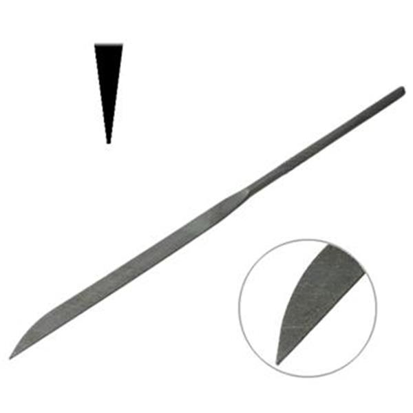 Ajax 286213861820 - Pilník jehlový 180 mm nožový, PJN, 6,0 x 2,0 mm, sek 2