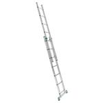 Alve 7207 - Žebřík  3,13m 2-dílný výsuvný, hliníkový AL, 2x7 příček