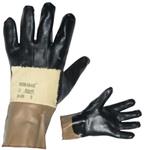 ANSELL 28-329 - NitraSafe - Rukavice pracovní (vel. 8) úplet Kevlar/bavlna, dlaň a prsty nitril, 27 cm, manžeta