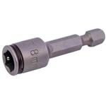 ARNDT 1878-0070 - Hlavice nástrčná - BIT 1/4",  7,0mm, délka 45mm s pojistnou kuličkou na NEREZ šrouby