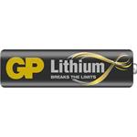 Baterie (akumulátor) GP lithium, typ FR03 (AAA, tužka), 1,5V (blistr 2ks)