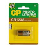 Baterie (akumulátor) GP Photo Lithium, typ CR123A, 3V