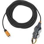 Brennenstuhl 9161151160 - Profesionální prodlužovací kabel 15m, 4-zásuvka na 230V pro stavebnictví s hákem pro zavěšení, IP44