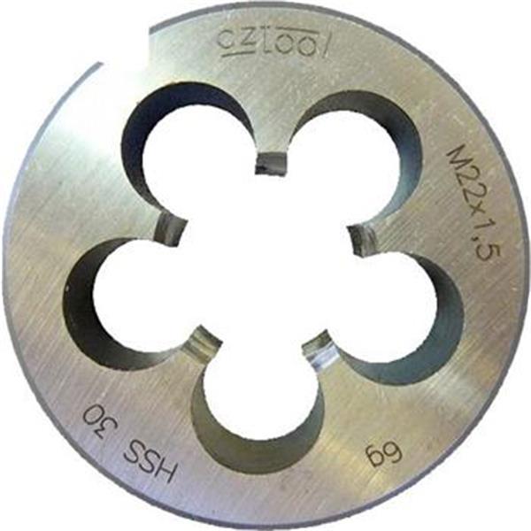 Bučovice Tools 250141 - Závitové kruhové čelisti Metrický závit ZKČ M14x1,5mm, LEVÉ, Rychlořezná ocel (HSS), ČSN EN 22 568