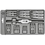 Bučovice Tools 340127 - Sada závitníků metrických MINI-2, rozsah M3 - M12, Rychlořezná ocel (HSS) 