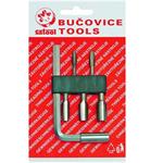 Bučovice Tools 948210 - Sada závitníků metrických metrických BIT 2, rozsah M4-M10, Rychlořezná ocel (HSS)