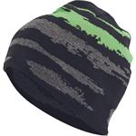 Čepice pletená zimní NOORD černá/zelená (vel. M/L) pro sportovní i pracovní účely