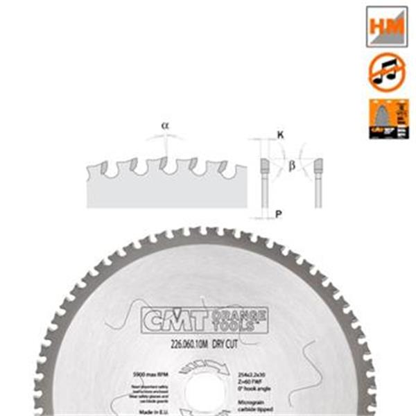CMT C22603606H - Kotouč pilový pr 165x1,5x20 mm, 36 zubů na železné mat a PVC