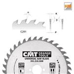 CMT C29116024H - Kotouč pilový na dřevo pr 160x2,6x20 mm střední, 24 zubů