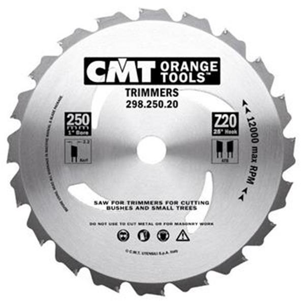 CMT C29825020 - Kotouč pilový na dřevo pro křovinořezy pr. 250x2,2x25,4/20 mm 20 zubů