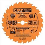CMT Orange Tools C27119024M - Kotouč pilový na dřevo pr. 190x1,7x30 (+20+16) mm 24 zubů, ultratenký