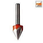 CMT Orange Tools C75800111 - Fréza na V-drážku pr. 12,7x11,0mm úhel 60° stopka 6mm