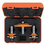 CMT Orange Tools C90051311 - Sada fréz pro rámy a výplně 3-dílná, stopky pr. 12 mm