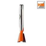 CMT Orange Tools C91812711 - Fréza na dřevo pr. 12,7 x 52,4  mm, 14° pro cinkový rybinový spoj, stopka 8mm