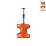 CMT Orange Tools C95400311 - Fréza půlkruhová zaoblovací na dřevo pr. 25,4x22,0mm radius 4,75mm, stopka 8 mm