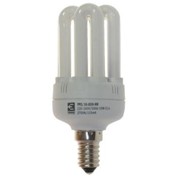 Emos 1520271150 (Z8712) - Kompaktní úsporná zářivka (žárovka) patice E14, příkon 15 W, typ YPZ/15-ECO-6U