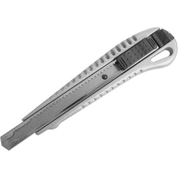 Extol Craft 80048 - Nůž s ulamovací čepelí 9mm zasouvací, kovový