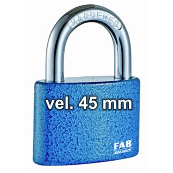 Fab FA91703002.5610 - Zámek visací třmen pr. 7,0mm, typ 1466 30H/45, ( 3 klíče )
