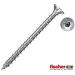 Fischer 670253 - Vrut univerzální do dřeva pr.  4,5 x 20 mm celý závit, zapuštěná hlava T20, FPF II CTF Power-Fast, bílý zinek 