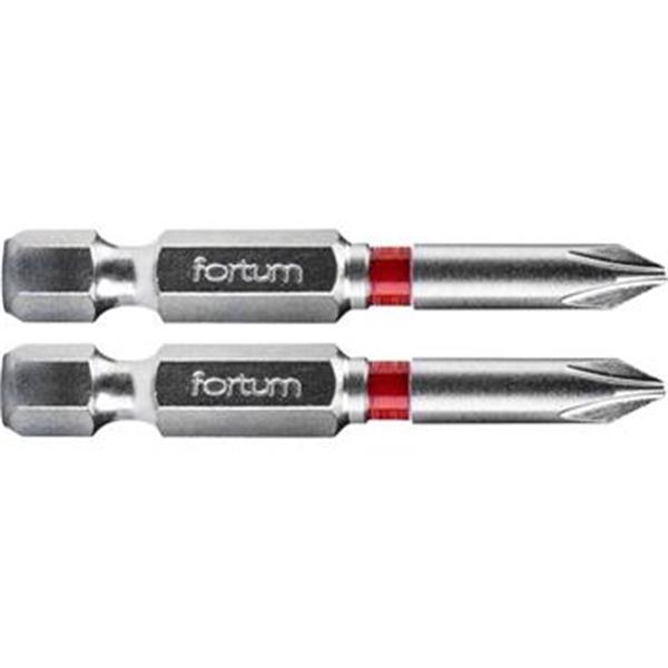 Fortum 4741211 - Nástavec šroubovací Bit 1/4' typ PH2 x 50 mm (2ks)