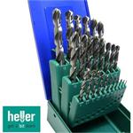 Heller 21961 7 - Sada vrtáků do kovu 19-dílná, HSS-G 1,0-10,0mm po 0,5mm v plastovém boxu
