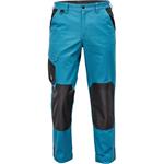 Kalhoty pracovní do pasu CREMORNE (vel.46) montérkové, barva modrá (petrolejová)