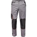 Kalhoty pracovní do pasu CREMORNE (vel.52) montérkové, šedo oranžovo černé