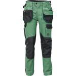 Kalhoty pracovní do pasu DAYBORO (vel.46) montérkové, barva zelená (olivová) - černá 