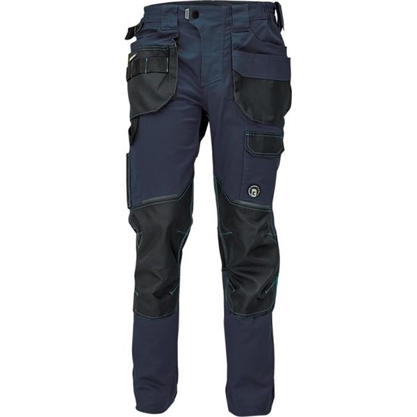 Kalhoty pracovní do pasu DAYBORO (vel.56) montérkové, modrá - navy