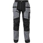 Kalhoty pracovní do pasu KEILOR (vel.46) montérkové, elastické, šedá - černá