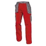 Kalhoty pracovní do pasu MAX evolution (vel.64) červeno - šedé