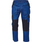Kalhoty pracovní do pasu MAX SUMMER (vel.48) modro-černé, montérkové