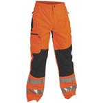 Kalhoty pracovní do pasu TICINO (vel.L) reflexní, oranžovo-černé
